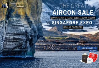 The Great Aircon Sale @ Singapore Expo Hall 6B Booth 821